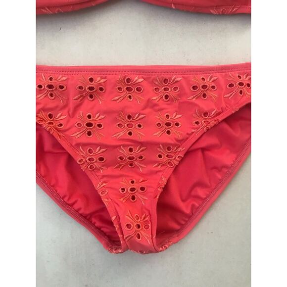 Bleu Rod Beattie Swim Bikini Eyelet Embroidered Swimuit - Picture 4 of 11